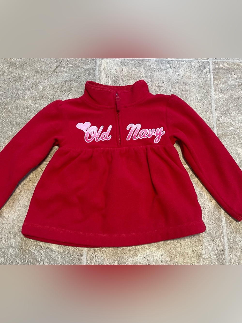 Old Navy Red Fleece